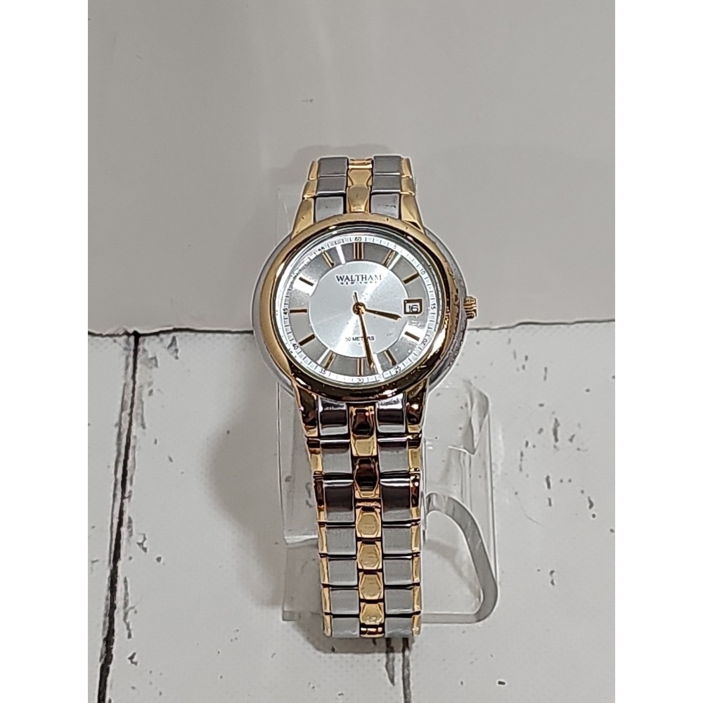 Waltham Mens 2 Tone Watch